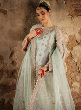 AJR Couture Luxury Embroidered Organza 3 Piece Unstitched Suit ARJC24L AFF-01 NIRVANA